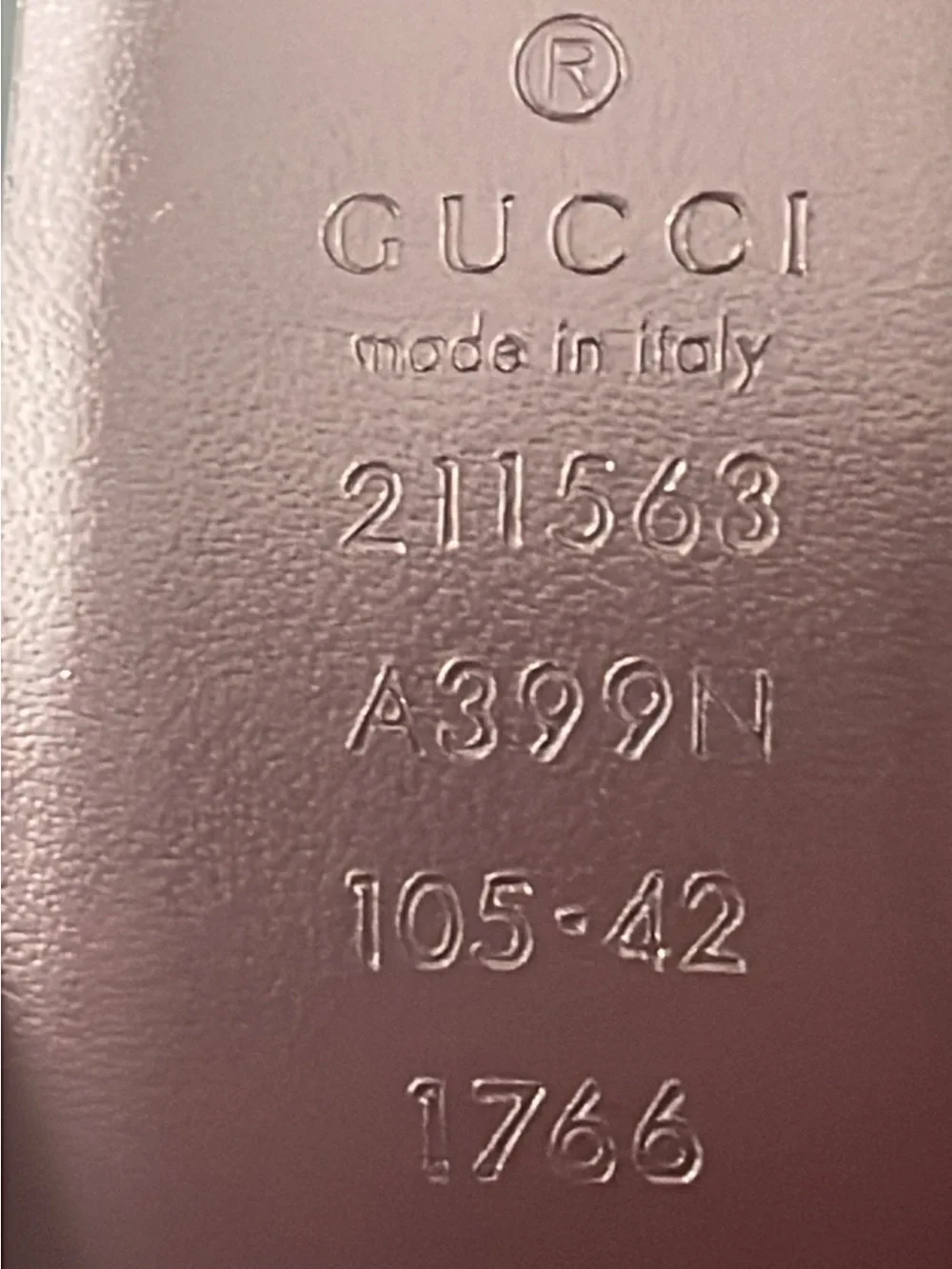 Gucci authentic stamped
